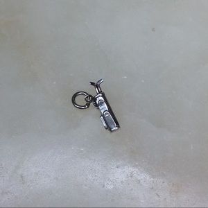 VINTAGE STERLING SILVER GOLF CLUB BAG CHARM